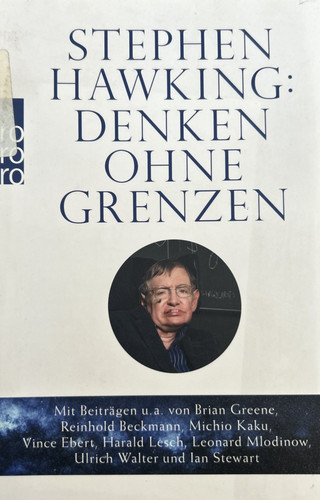 Stephen hawking denken - denken, ohne
